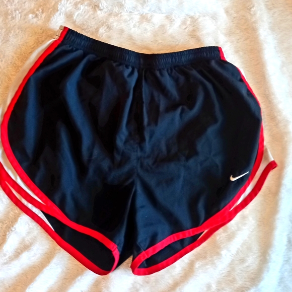 NIKE BLUE RED WHITE Swin Shorts Lined, Drawstring SIZE M - Picture 2 of 6